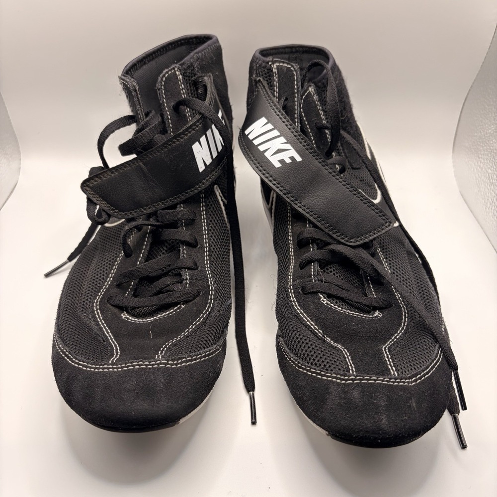 Nike Speedsweep VII Wrestling Shoes Black White Mens Size 10.5 366683-001
